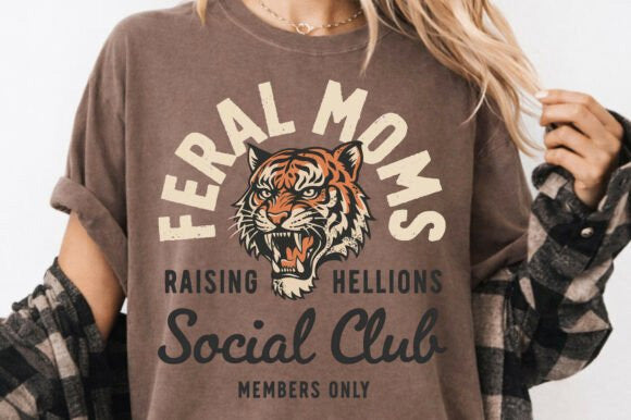 Feral Moms Social Club Graphic Tee product image 1
