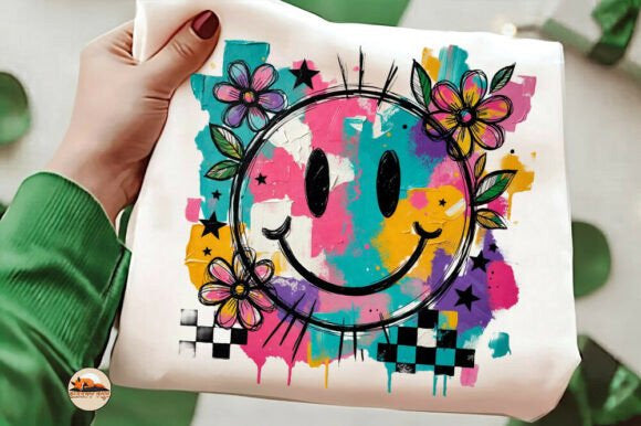 Flower Smiley Graphic Tee product image 1