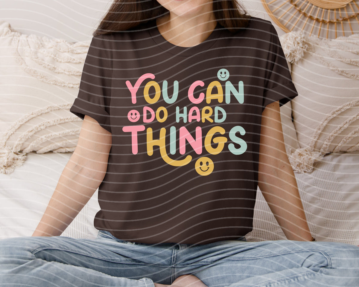 You Can Do Hard Things Graphic Tee product image 1