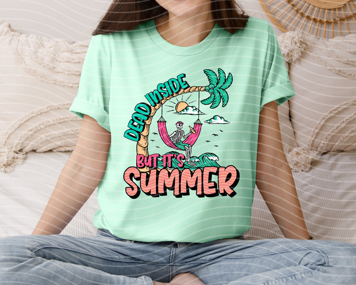 Dead Inside But It's Summer Graphic Tee product image 1