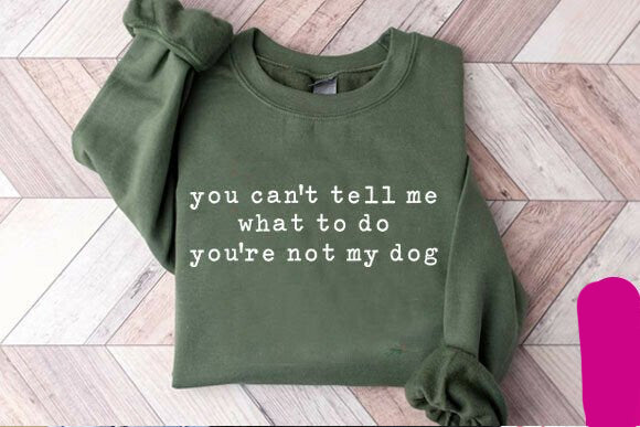 You Can't Tell Me What to Do Graphic Tee product image 2