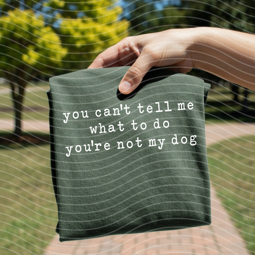 You Can't Tell Me What to Do Graphic Tee product image 1