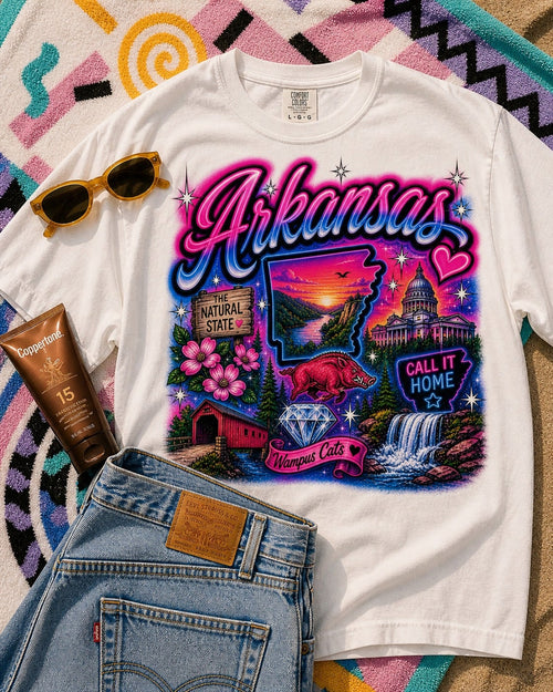 Arkansas Airbrush Graphic Tee product image 1