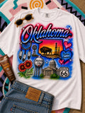 Oklahoma Airbrush Graphic Tee product image 1