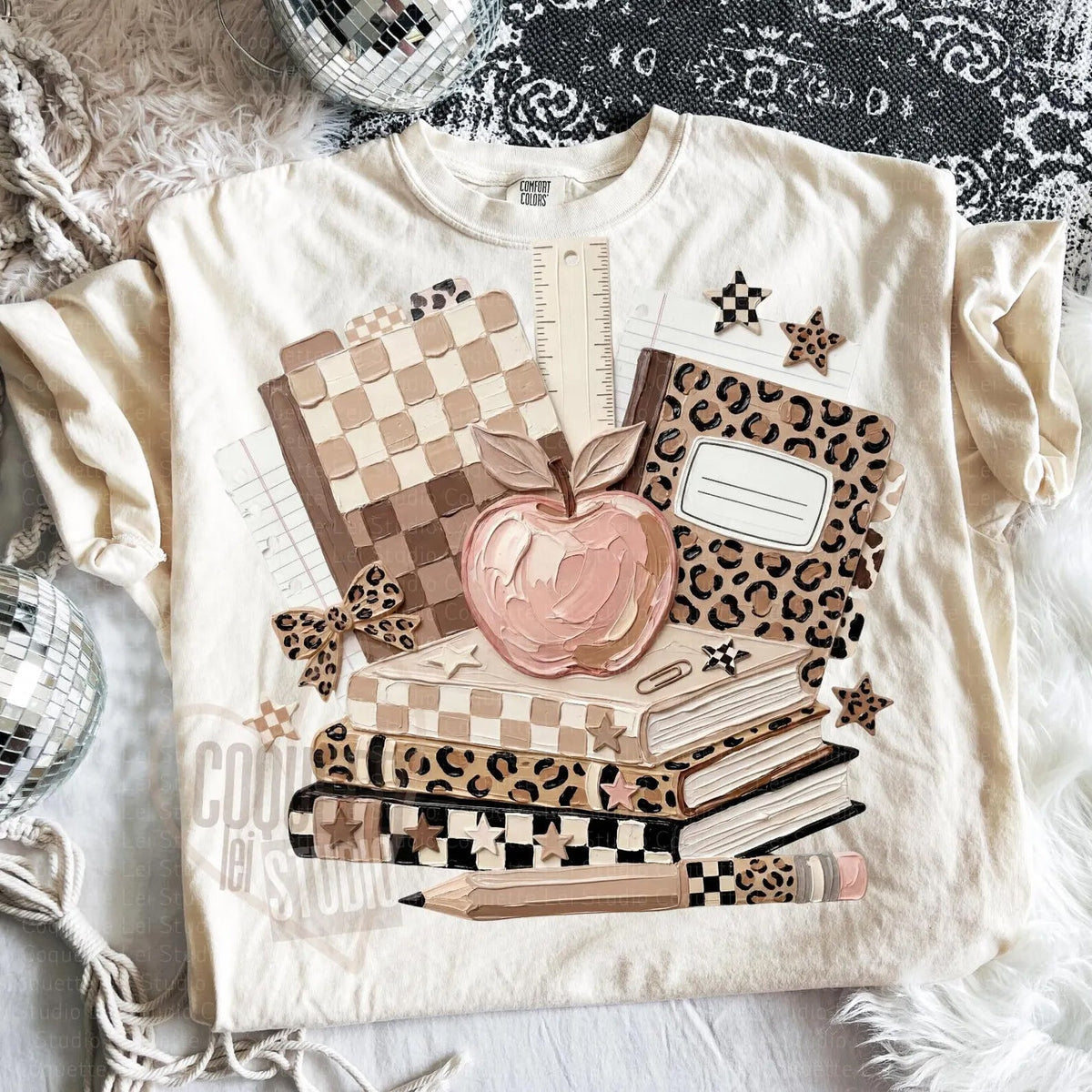 Painted Leopard School Graphic Tee product image 1