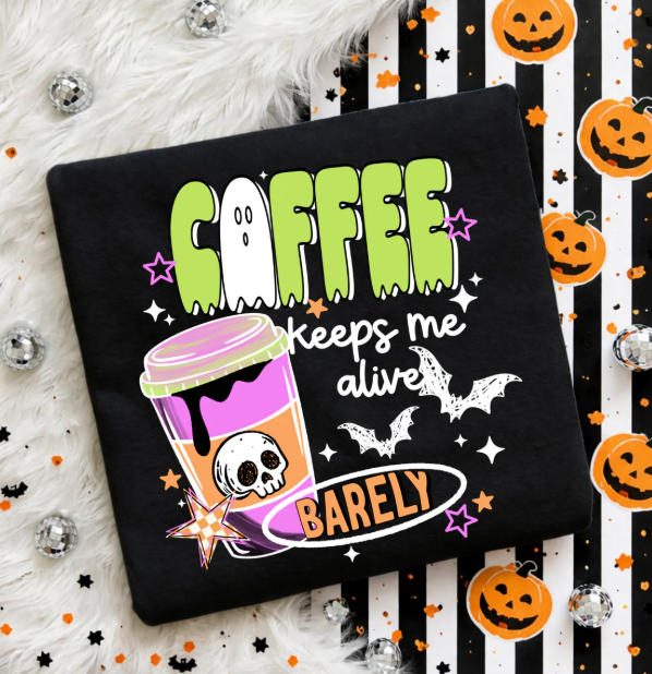 Coffee Keeps Me Alive Graphic Tee product image 2
