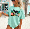 Palms Stripes Graphic Tee product image 1