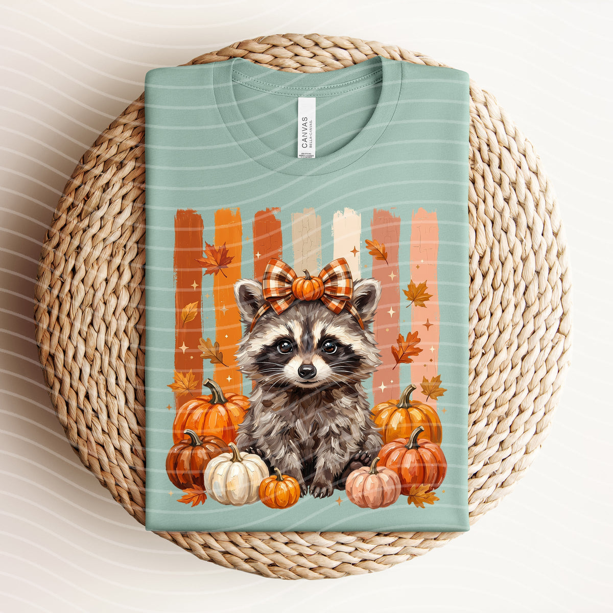 Fall Raccoon Graphic Tee product image 1