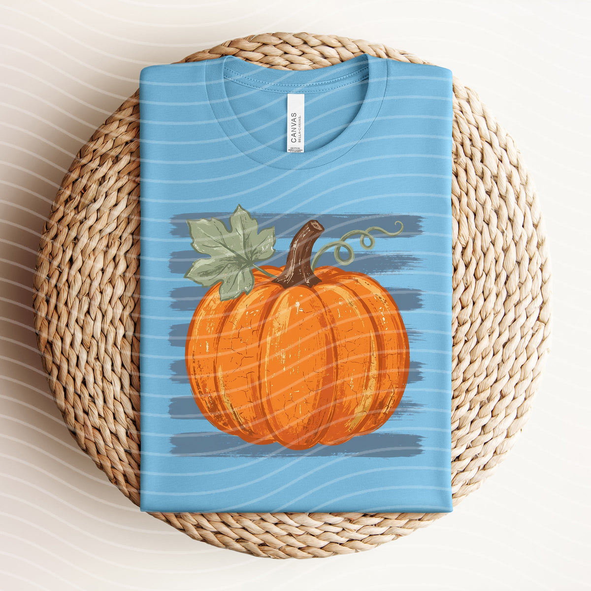 Pumpkin Stripes Graphic Tee product image 1