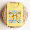 Pencil Bow Stripes Graphic Tee product image 1