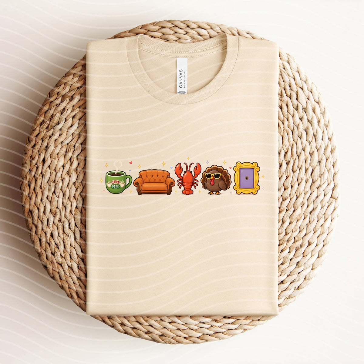 Friends Icons Graphic Tee product image 1