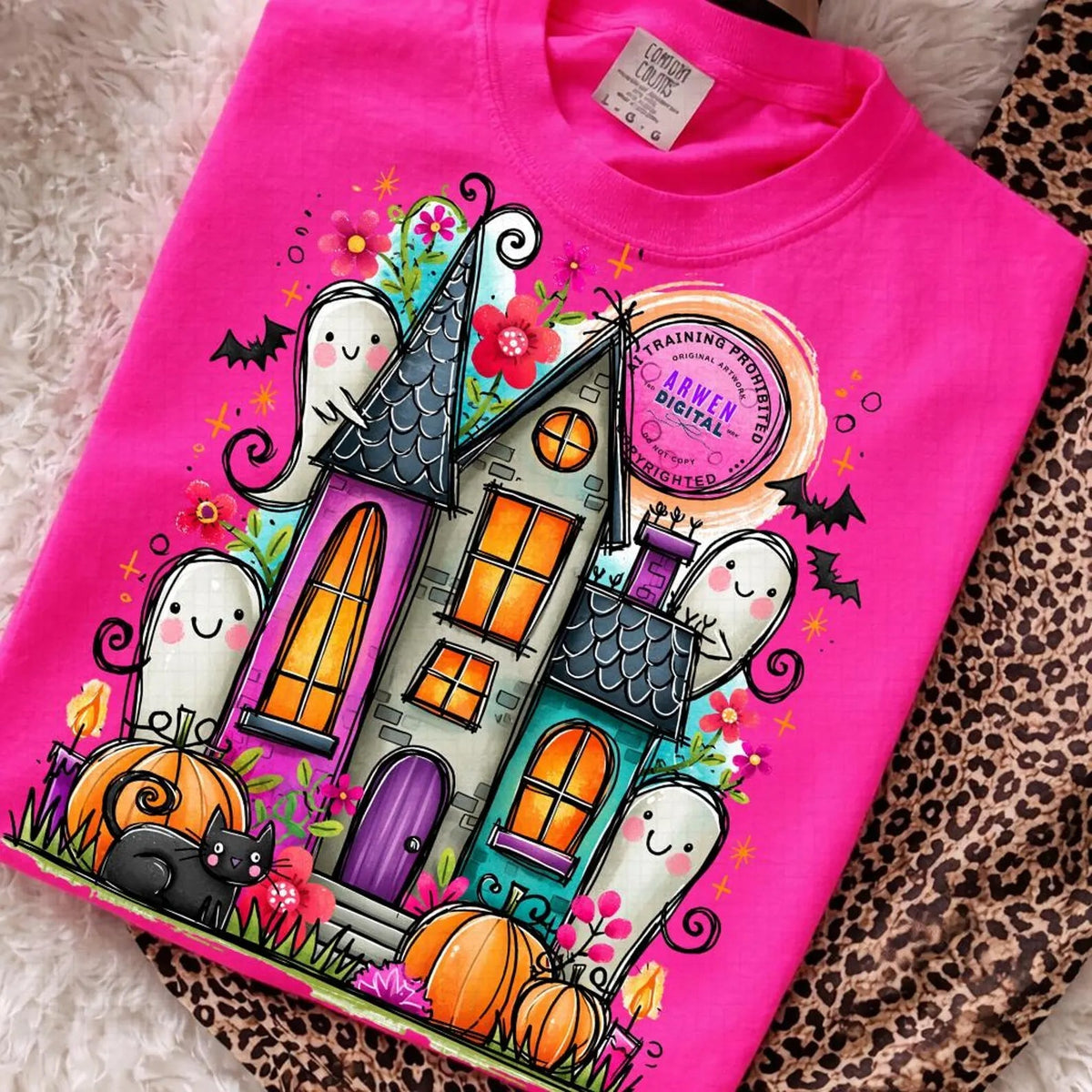 Ghost House Graphic Tee product image 1