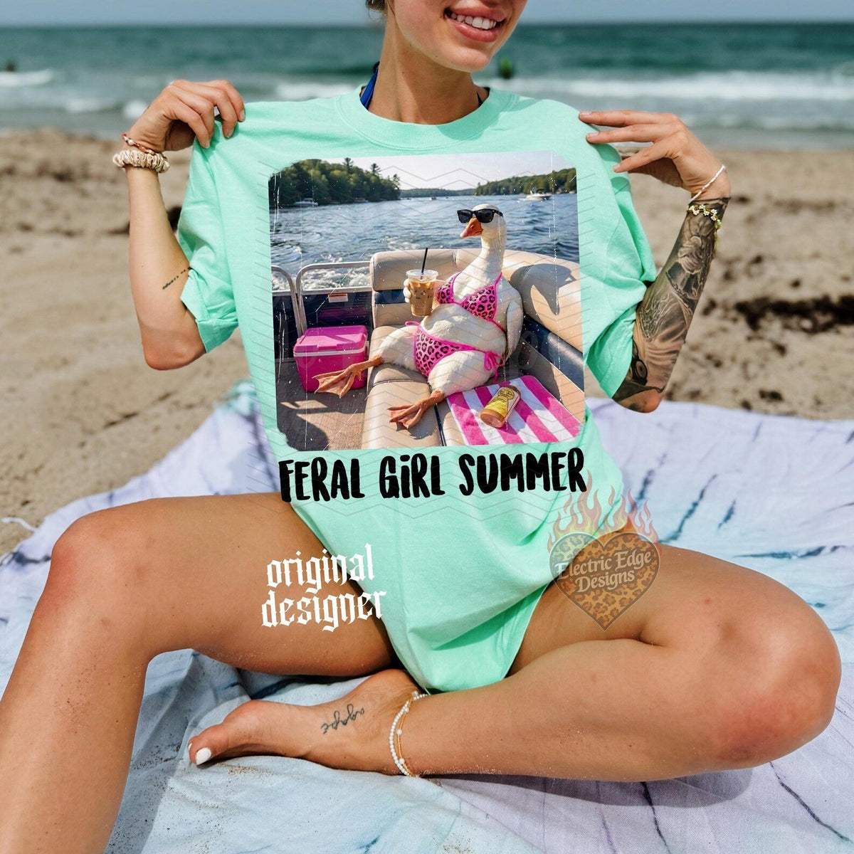 Feral Girl Summer Graphic Tee product image 1