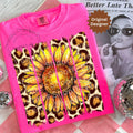 Leopard Sunflower Graphic Tee product image 1