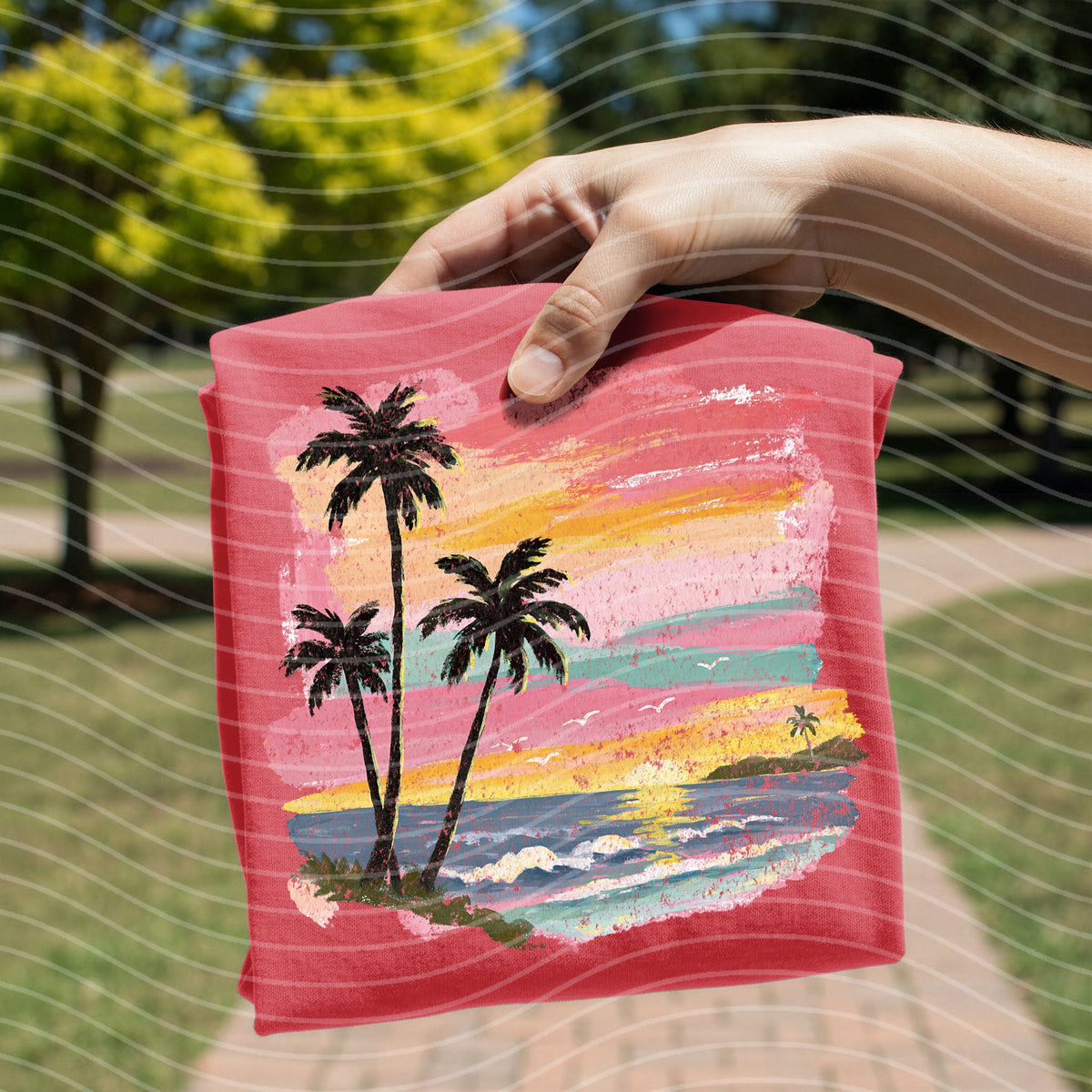 Beach Sunset Graphic Tee product image 3