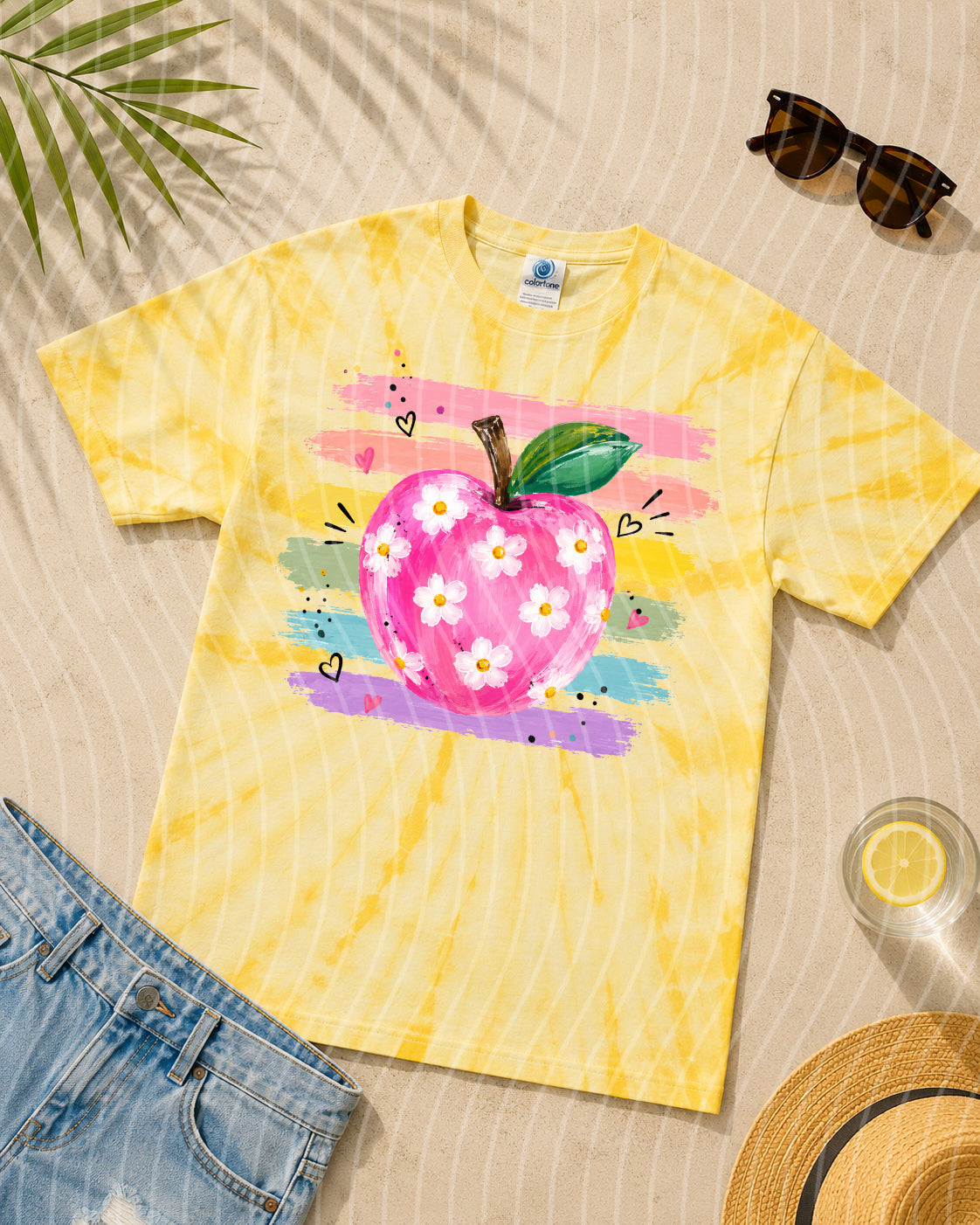 Watercolor Apple Graphic Tee product image 1