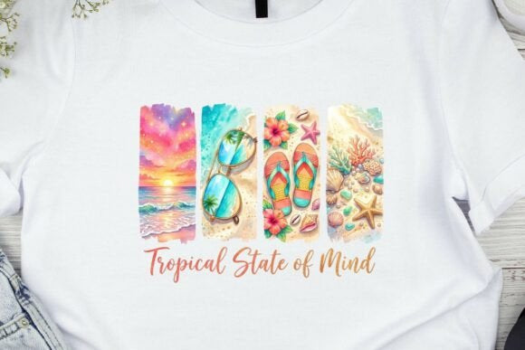 Tropical State of Mind Graphic Tee product image 1