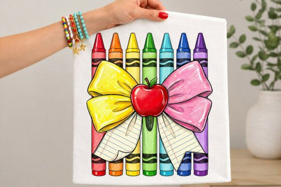 Coquette Crayons Graphic Tee product image 1
