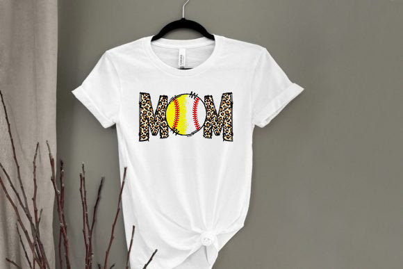 Baseball Softball Mom Graphic Tee product image 1