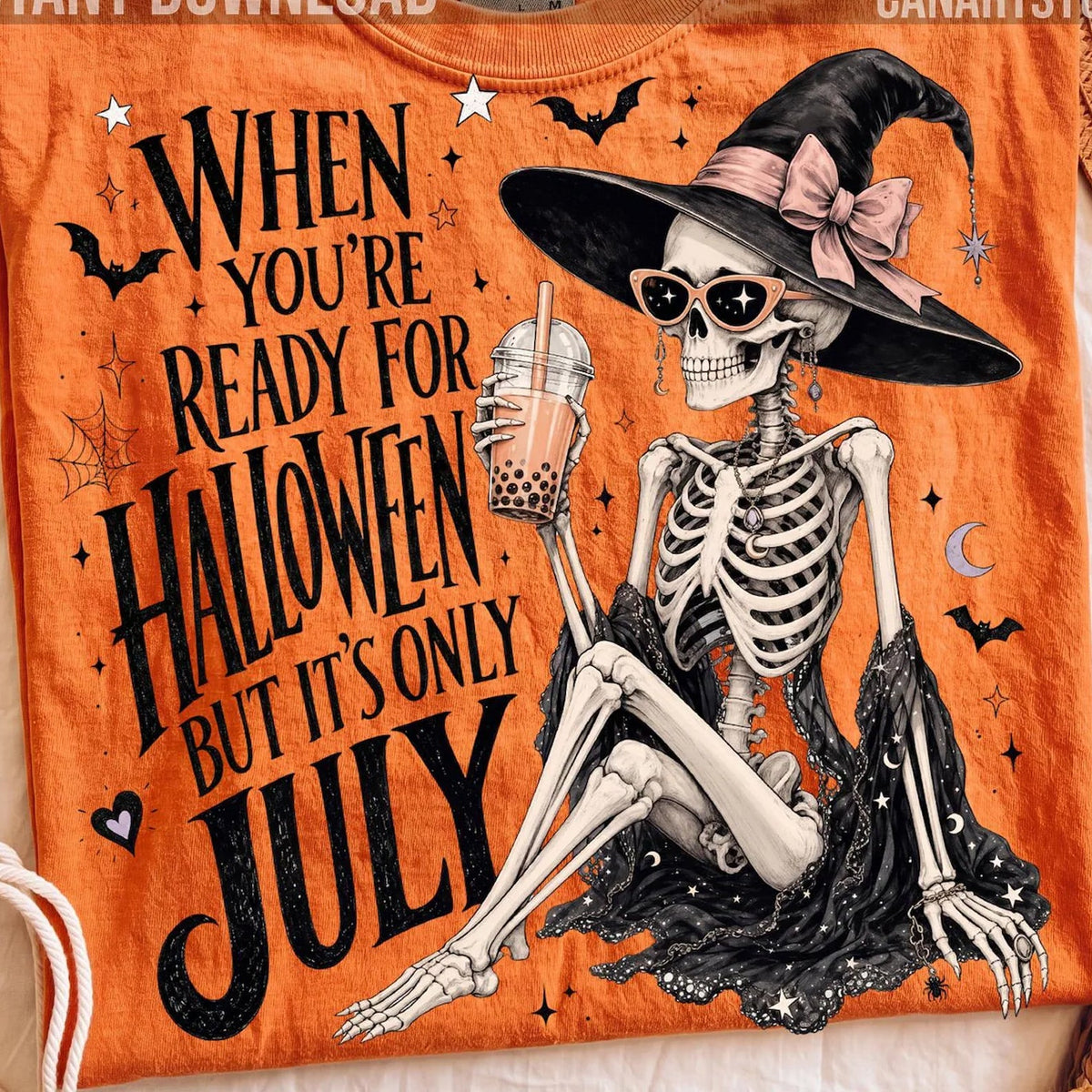 When You're Ready for Halloween Graphic Tee product image 1
