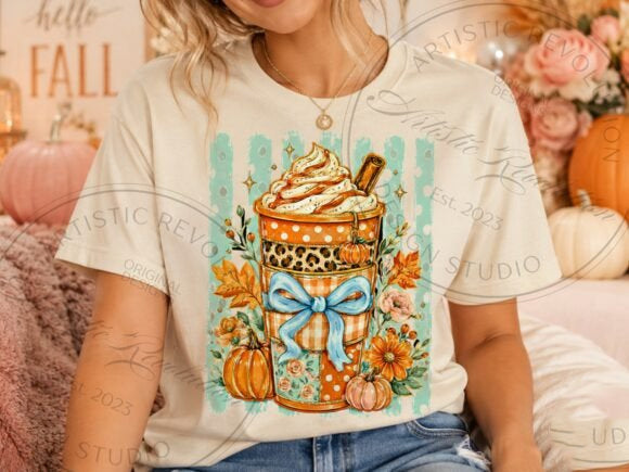 Plaid Coffee Graphic Tee product image 2