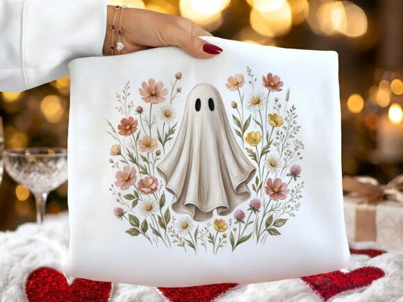 Floral Ghost Graphic Tee product image 1