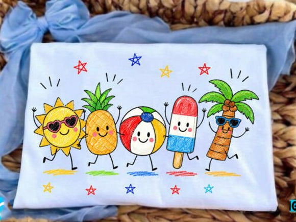 Summer Items Graphic Tee product image 1