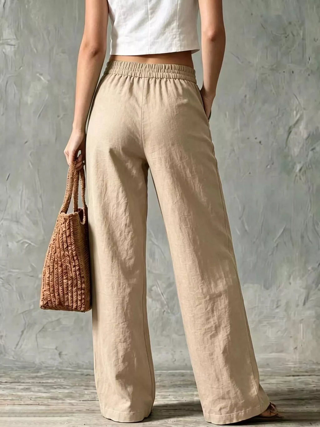 Full Size Wide Leg Pants Plus product image 10