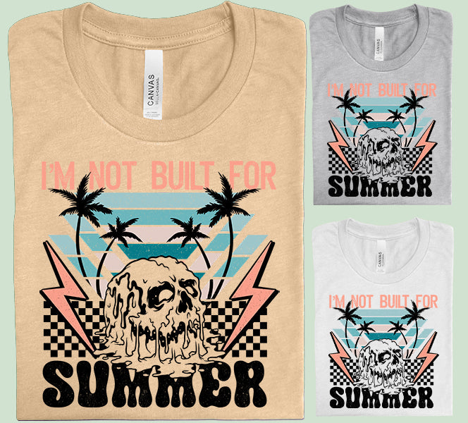 I'm Not Built for Summer Graphic Tee product image 2