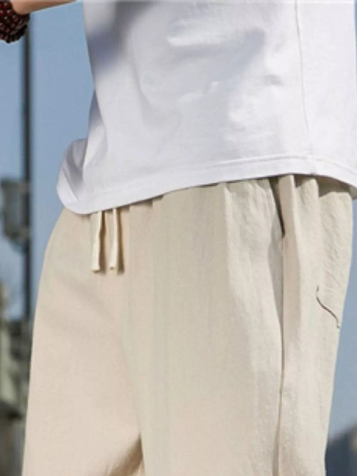 Men's Plus Size Loose Fit Drawstring Casual Pants product image 10