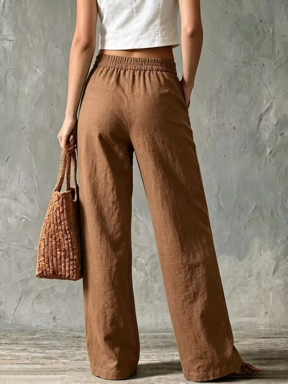 Full Size Wide Leg Pants Plus product image 16