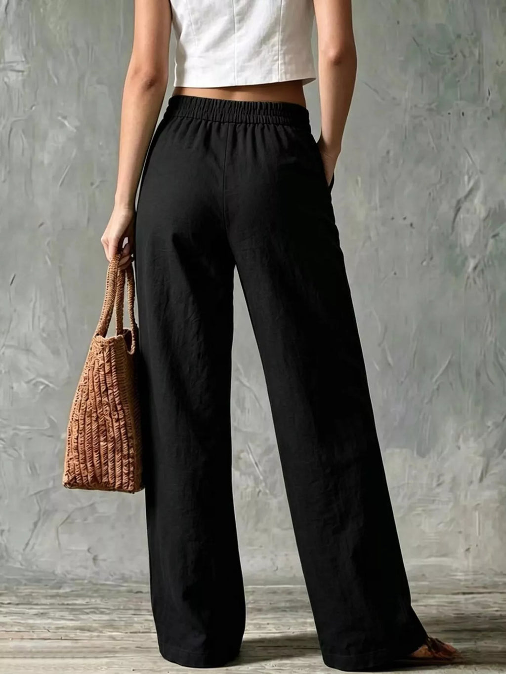 Full Size Wide Leg Pants Plus product image 8