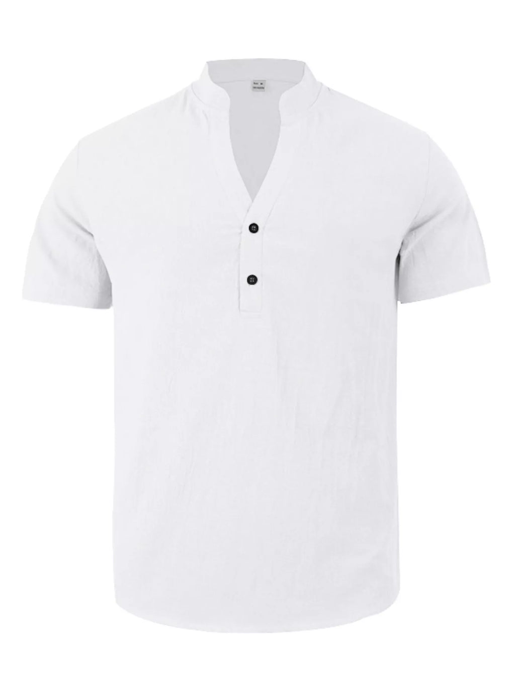 Men's Full Size Casual Linen Blend Short Sleeve Shirt Plus product image 11