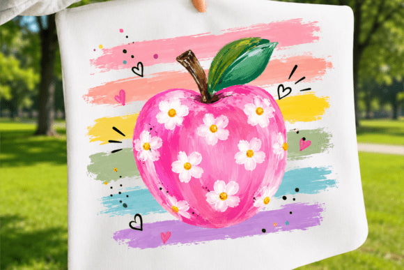 Watercolor Apple Graphic Tee product image 2