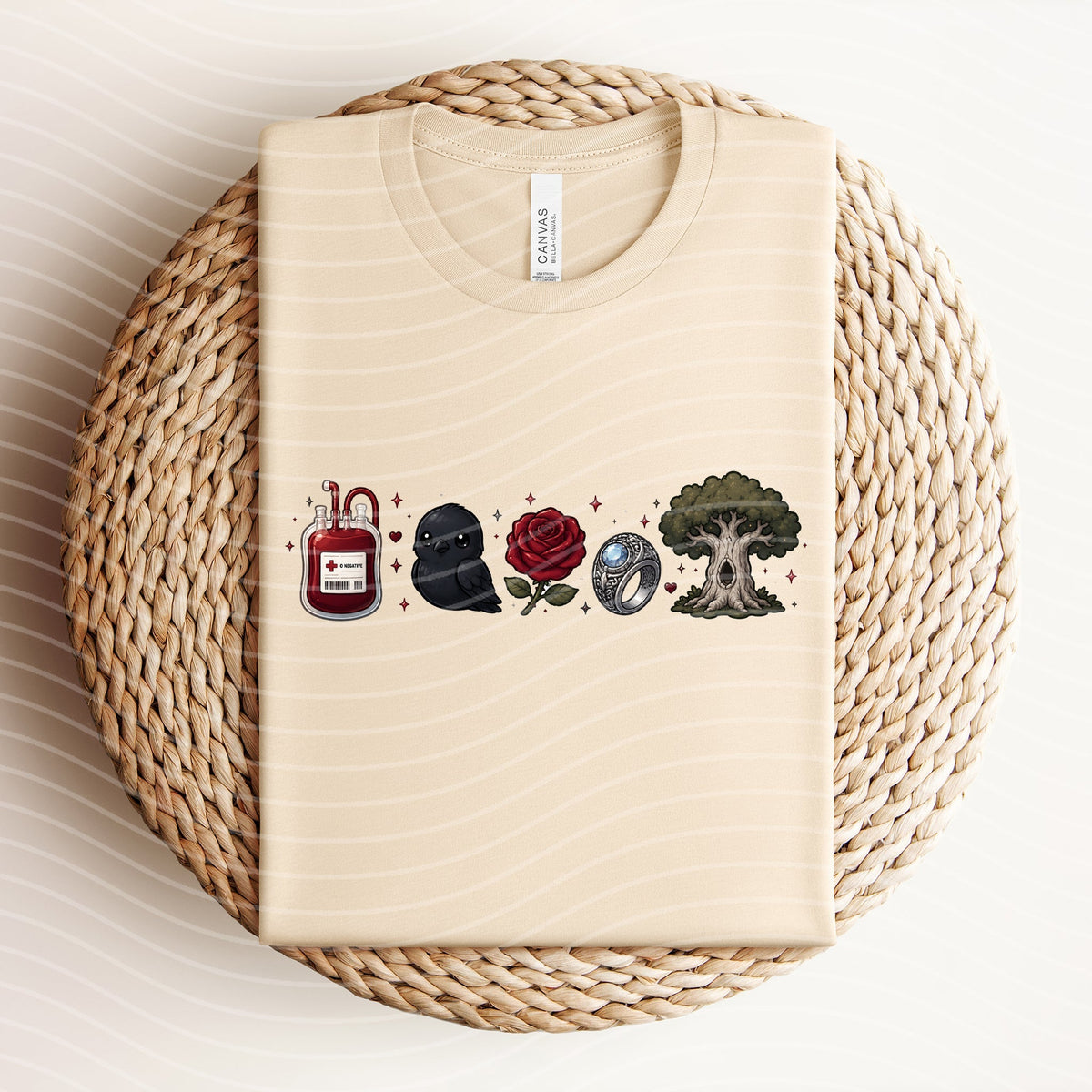 Vampire Diaries Icons Graphic Tee product image 1