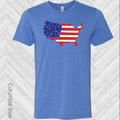 Roses USA Flag Graphic Tee product image 1