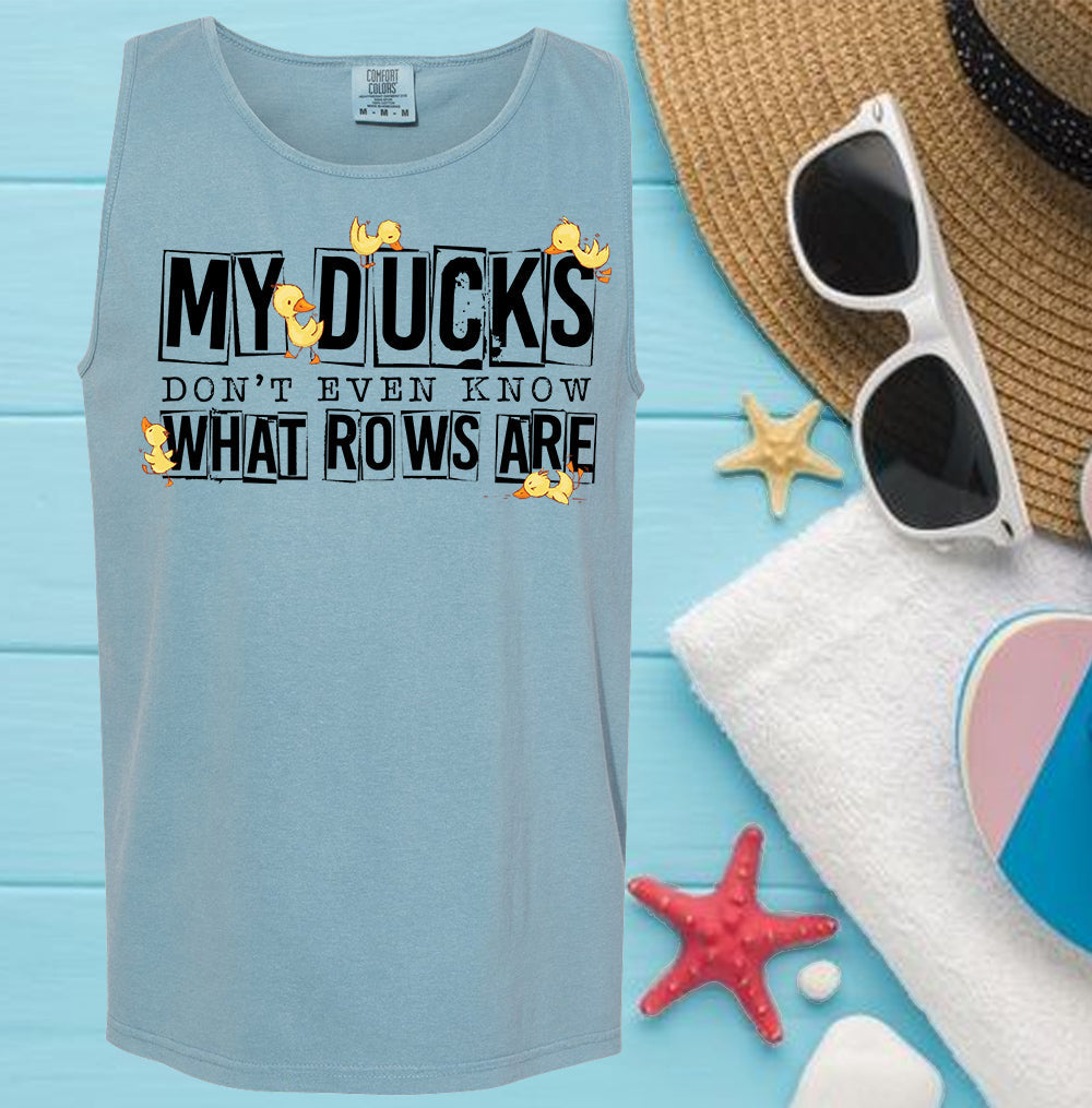 My Ducks Don't Even Know What Rows Are Graphic Tee product image 2