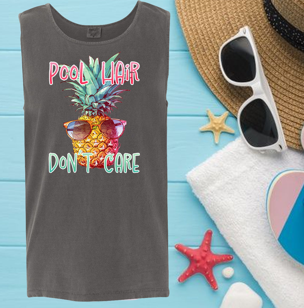 Pool Hair Don't Care Graphic Tee product image 2