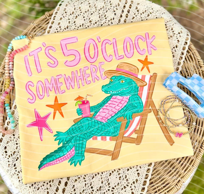 It's 5 O'clock Somewhere Graphic Tee product image 1