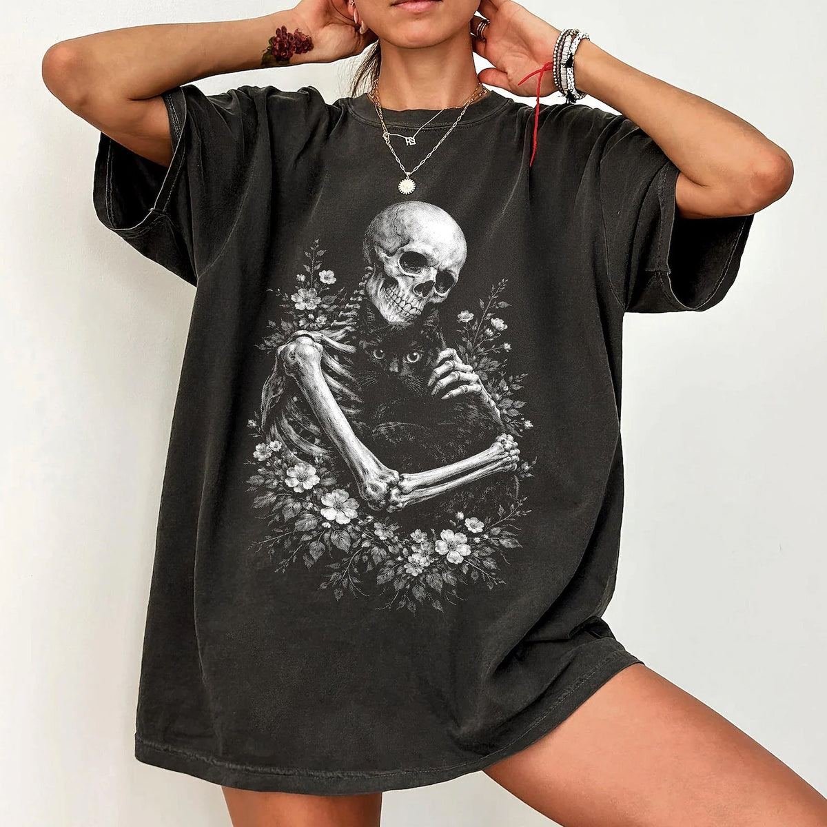 Skelly & Cat Graphic Tee product image 1
