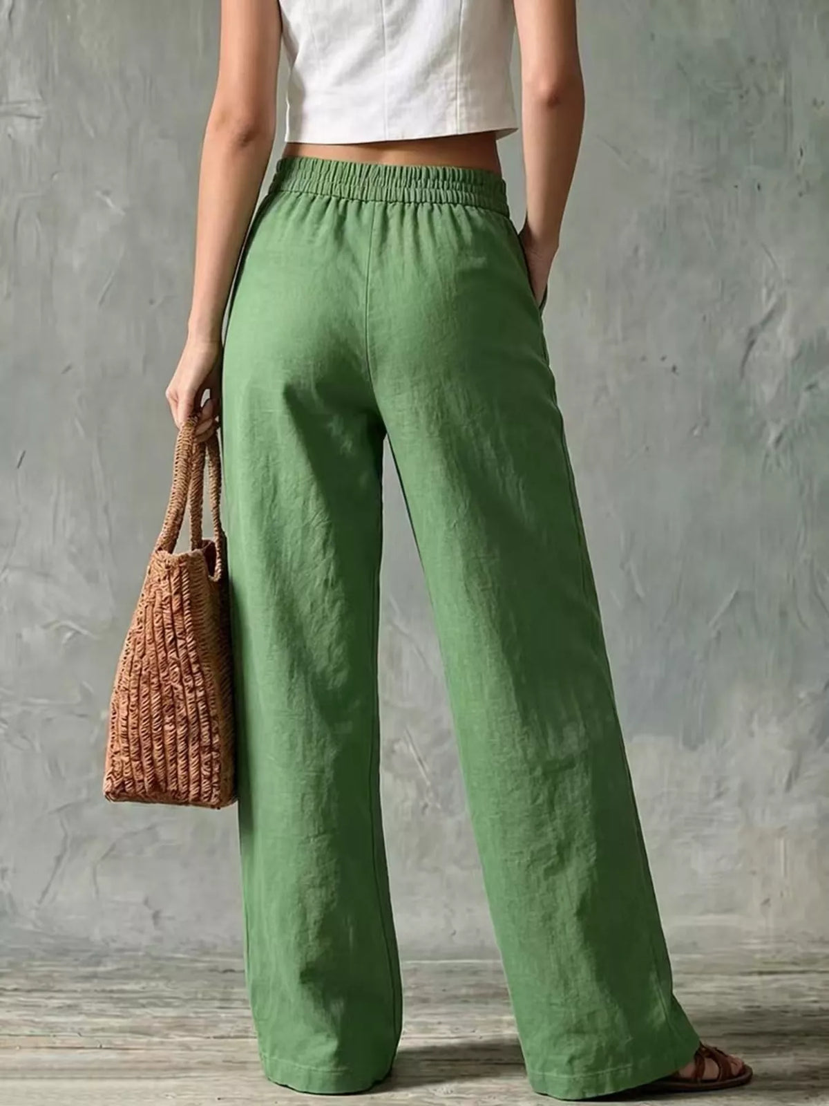 Full Size Wide Leg Pants Plus product image 2