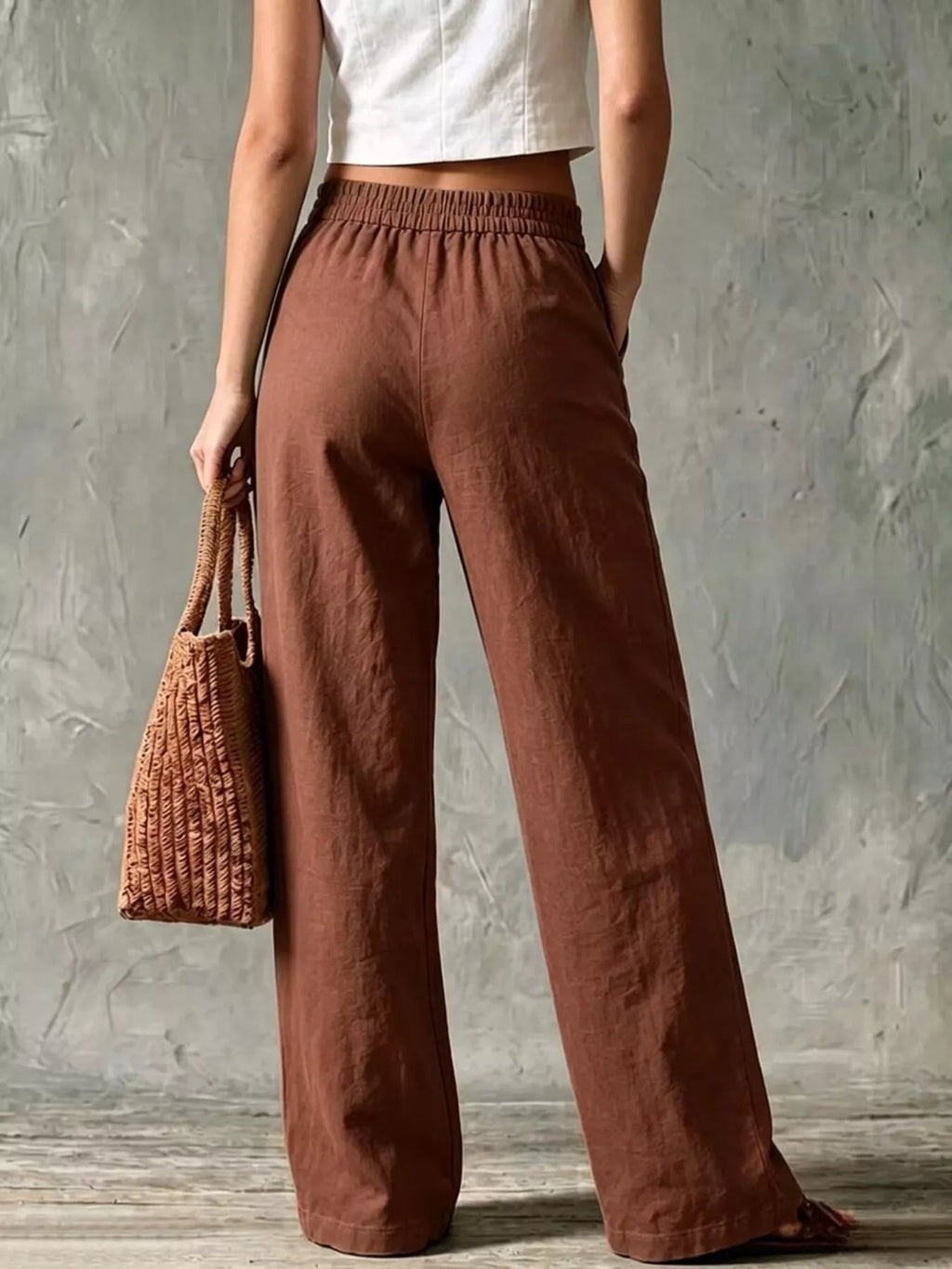 Full Size Wide Leg Pants Plus product image 12
