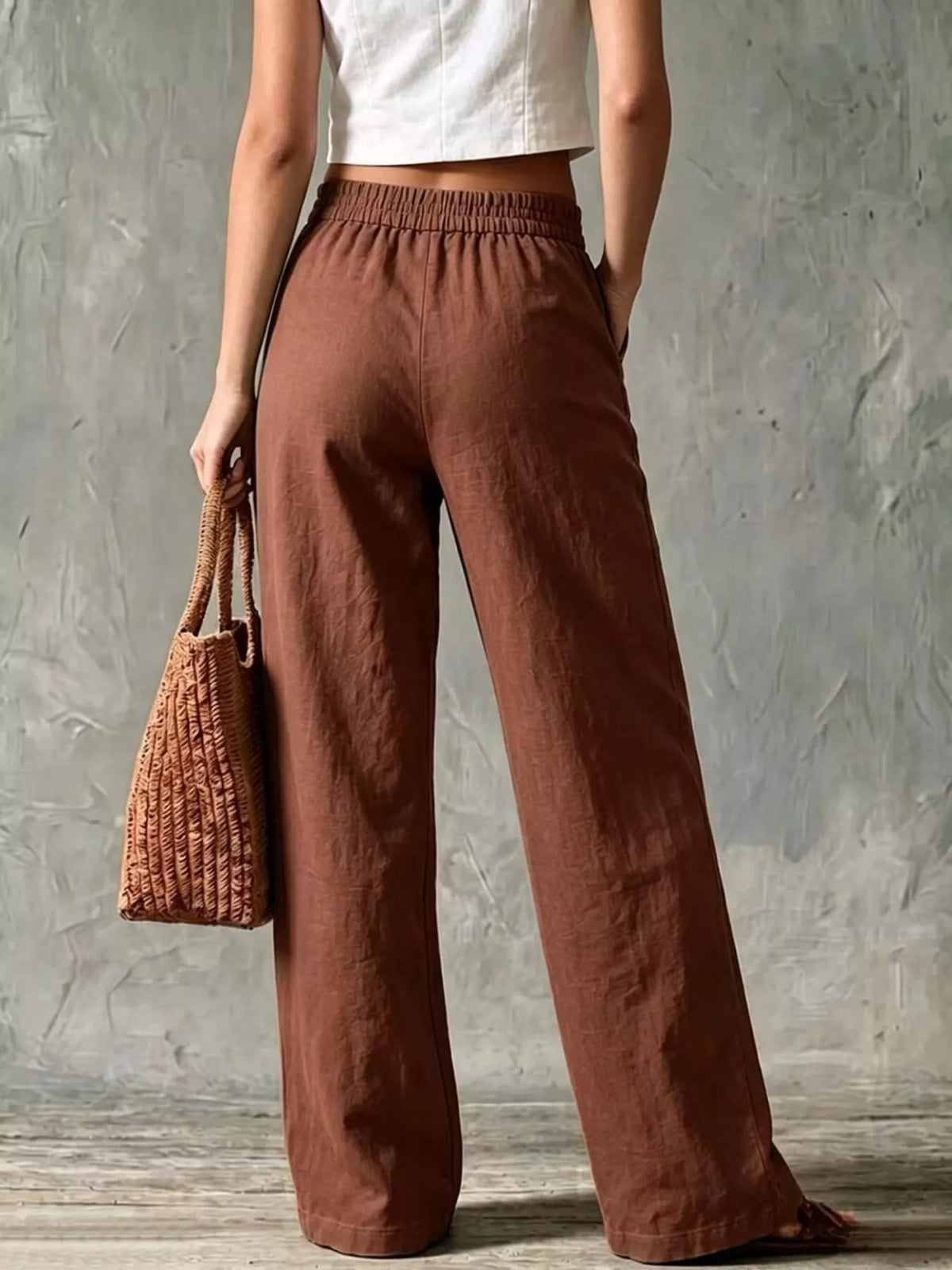 Full Size Wide Leg Pants Plus product image 12