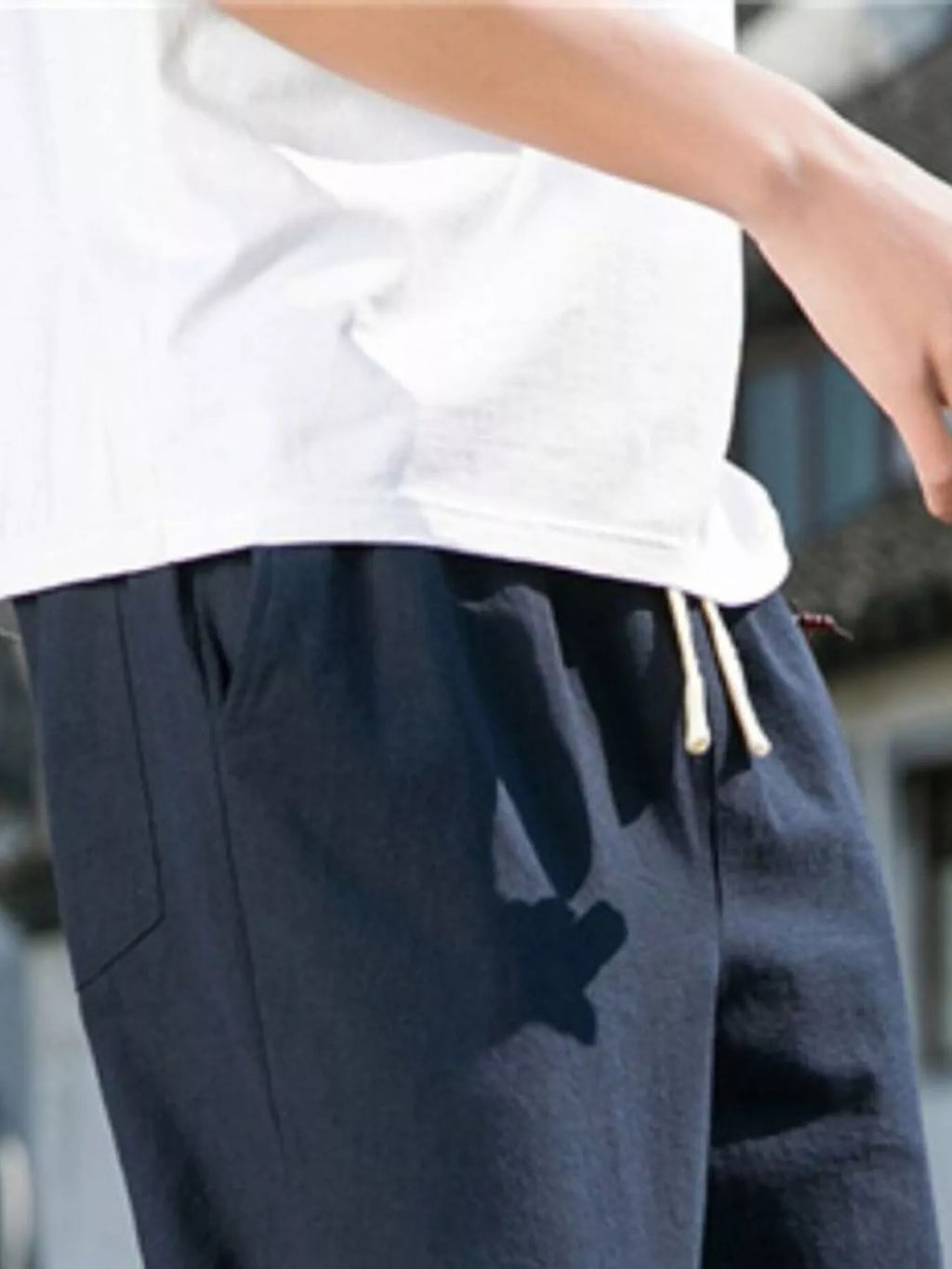 Men's Plus Size Loose Fit Drawstring Casual Pants product image 15