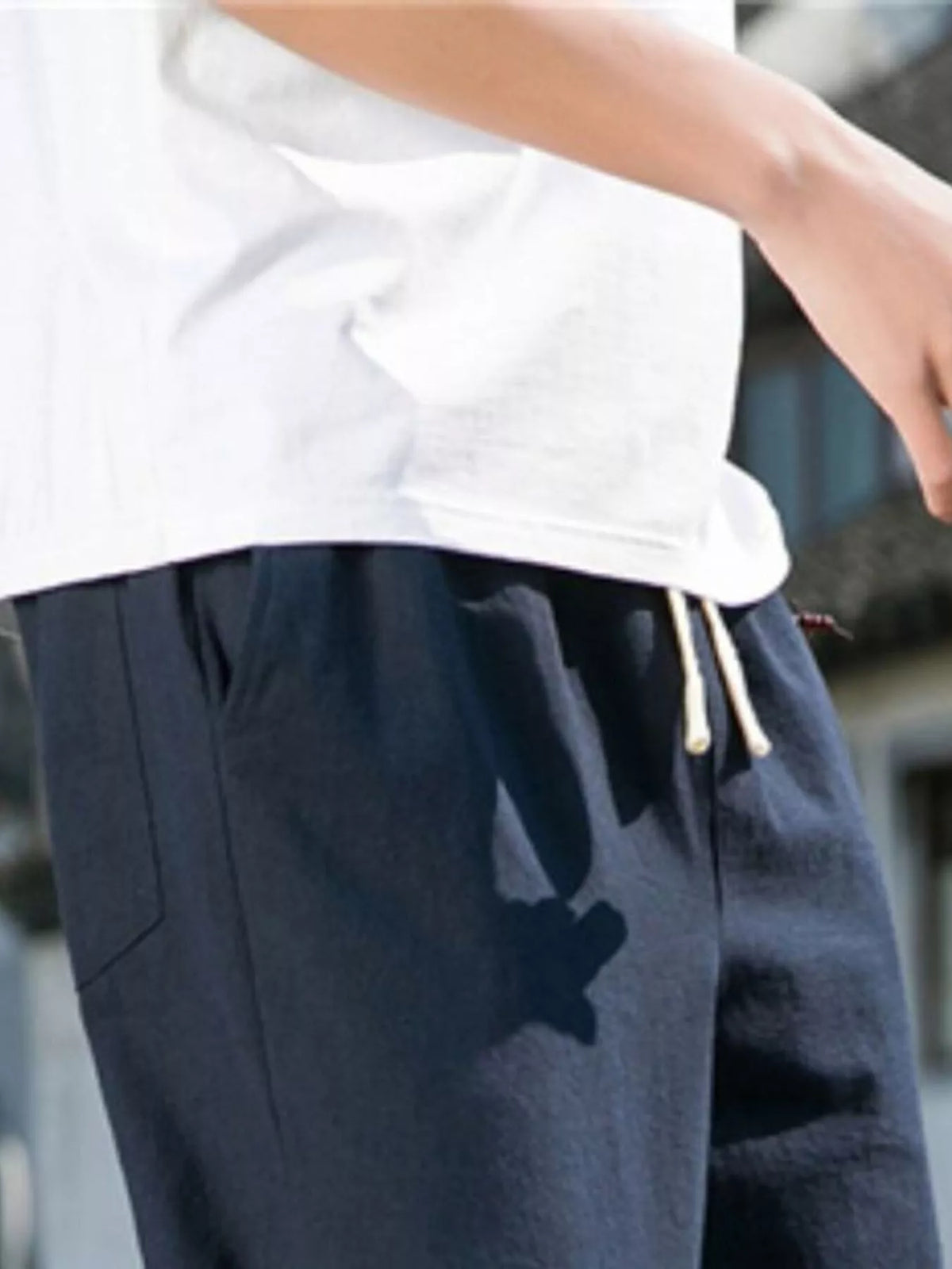 Men's Plus Size Loose Fit Drawstring Casual Pants product image 15