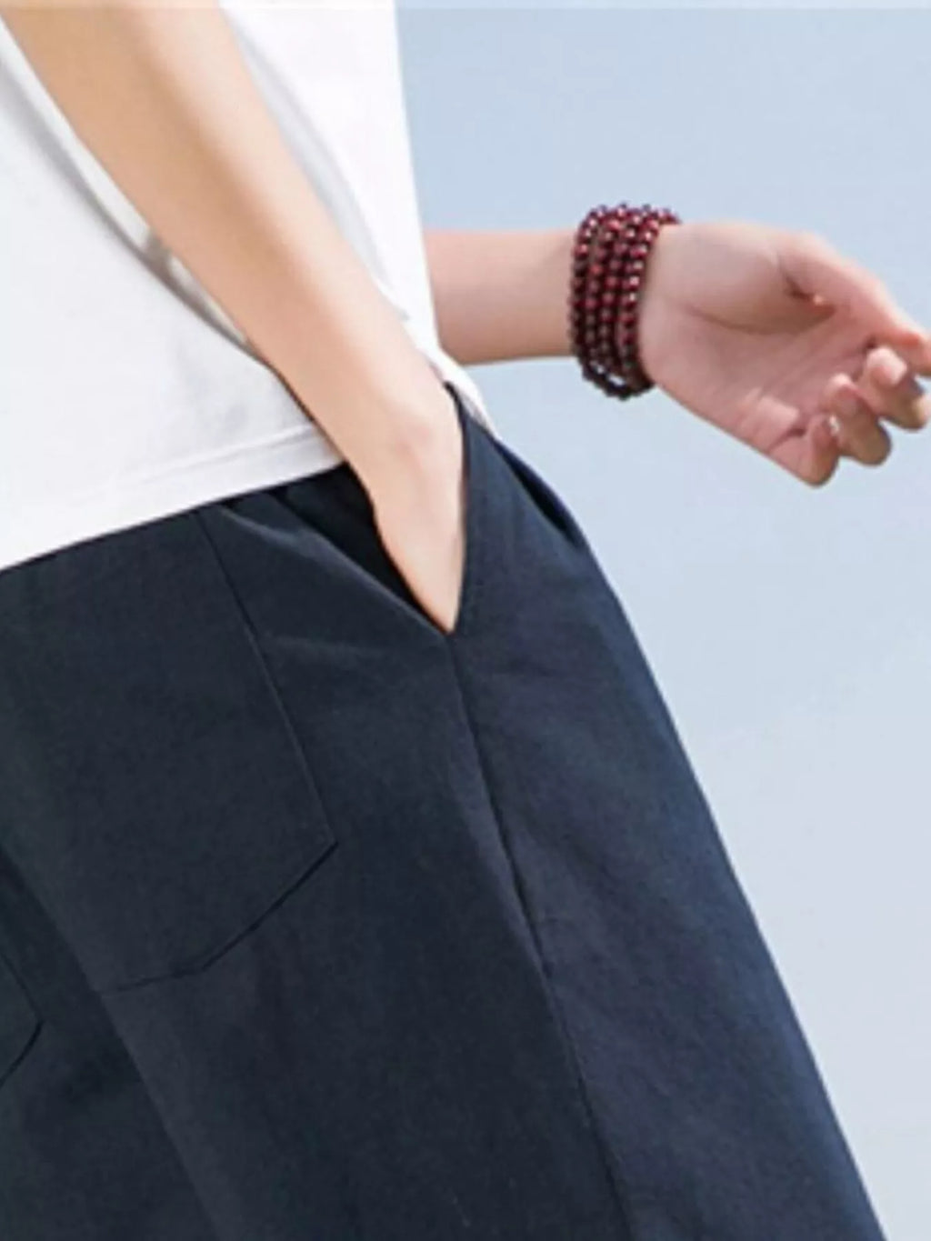 Men's Plus Size Loose Fit Drawstring Casual Pants product image 14