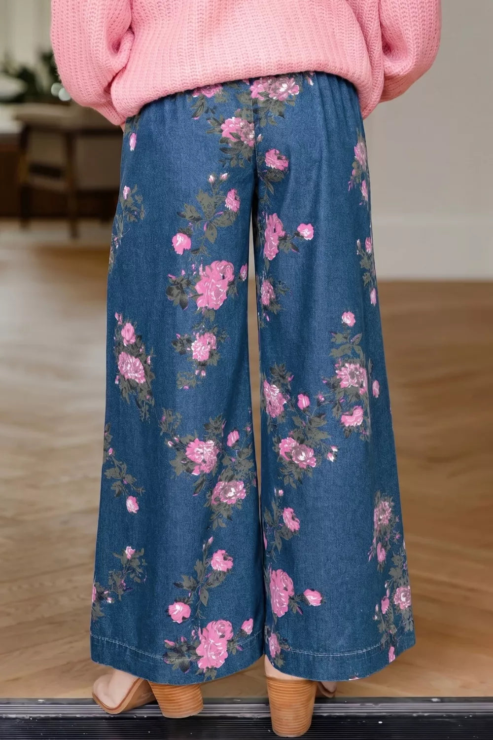 Floral Wide Leg Jeans product image 3